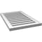 Ekena Millwork Vertical Surface Mount PVC Gable Vent: Functional, w/ 2"W x 1-1/2"P Brickmould Frame, 18"W x 28"H GVPVE18X2802SF - alternate 4